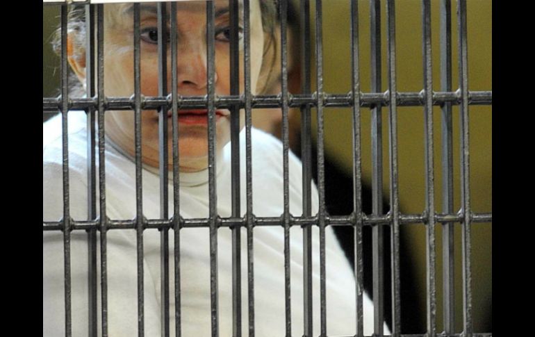 Elba Esther Gordillo fue detenida el 26 de febrero de 2013 en el aeropuerto de Toluca, Estado de México. ARCHIVO /