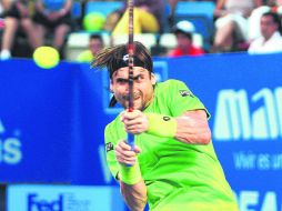 Favorito. David Ferrer, tres veces campeón del torneo, es el sembrado número uno de la rama varonil en esta edición. AP /