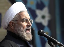 ''Hemos firmado estos tratados para mostrar al mundo que no estamos tras este tipo de armas'', expresa el mandatario Rouhani. ARCHIVO /