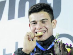 Rodrigo Diego ganó ayer la medalla de oro y seguramente dará de que hablar con su talento en los próximos años. NTX /