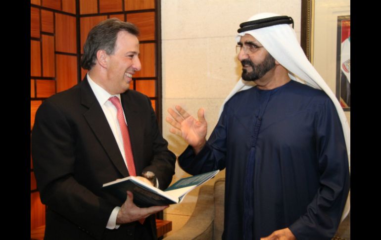 Este domingo, Meade se reunió con el presidente de Emiratos Árabes, en gira por el golfo Pérsico. EFE /