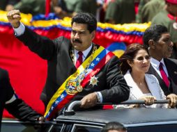 Nicolás Maduro afirma que se trata de un ''plan para justificar la intervención de fuerzas extranjeras en Venezuela''. EFE /