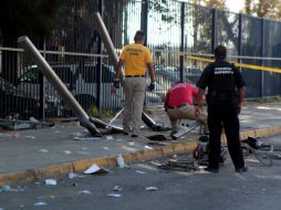 El accidente fue sobre Periférico Norte cuando un autobús de la ruta 368 se estrelló contra un parabús afuera de la Preparatoria 10.  /