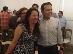 Ernesto Cordero estuvo de visita en Guadalajara.  /