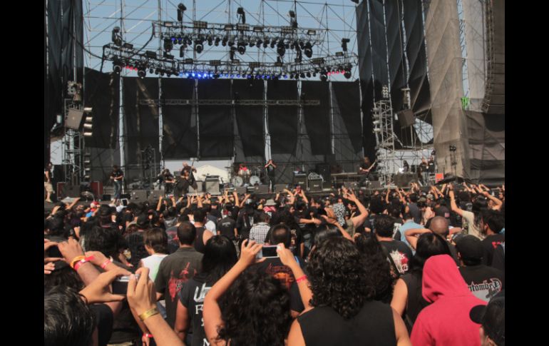 El año pasado se realizó el 'Hell & Heaven' en la Arena VFG, en la ciudad de Guadalajara, Jalisco. ARCHIVO /