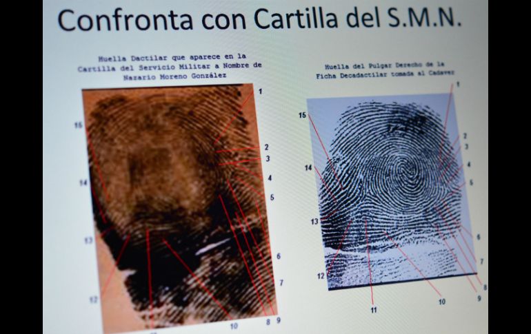 El Gobierno Federal afirma que las pruebas dactilares concluyen que la persona abatida es 'El Chayo'. AFP /