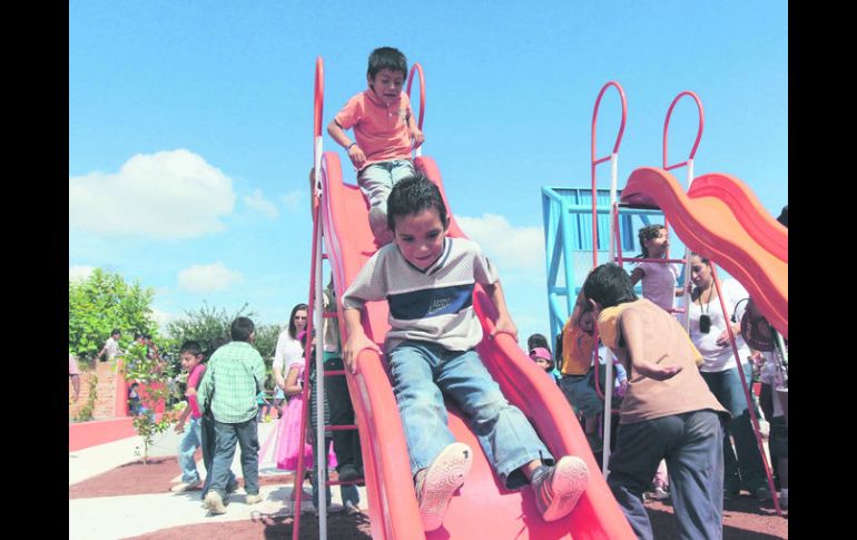 Parques de bolsillo. Este año podría haber una segunda etapa de este programa en colonias del Oriente y Sur.  /