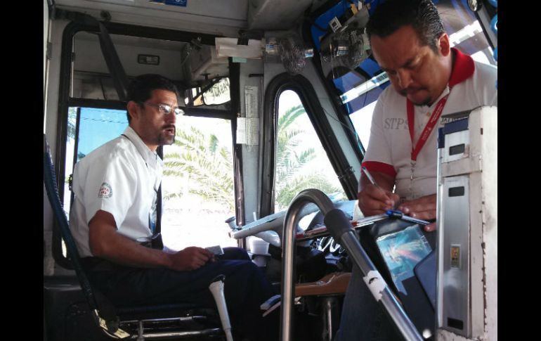 La STPS del Estado continúa con las revisiones a las rutas del transporte en la ciudad.  /