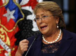 Bachelet afirma que trabajará desde el primer día de su gobierno para cumplir con un conjunto de transformaciones. AP /