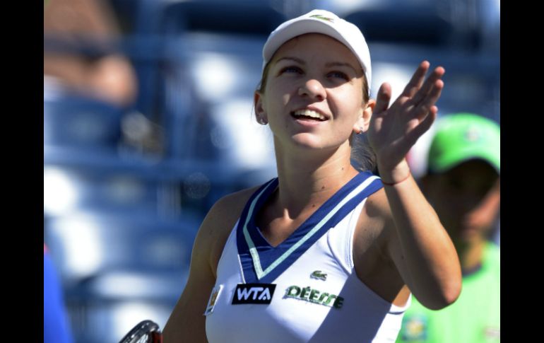 Simona nunca había pasado de los cuartos de final en un torneo de esta categoría. EFE /