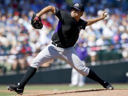 De La Rosa permitió dos hits en tres innings en blanco el martes en su última salida de pretemporada. AP /