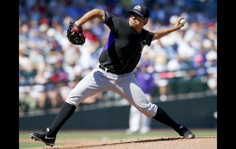 De La Rosa permitió dos hits en tres innings en blanco el martes en su última salida de pretemporada. AP /