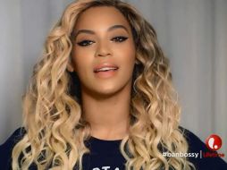 Beyoncé forma parte de la campaña 'Ban Bossy', que busca cambiar las palabras que se dirigen a mujeres poderosas. ESPECIAL /