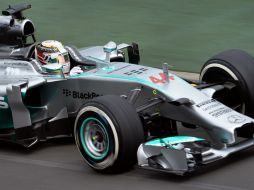 Lewis Hamilton logró un tiempo de 1:44.231. AFP /