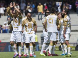 El triunfo catapulta a Pumas del lugar sexto al tercero con 18 unidades, mientras que Atlante se quedó en 15. MEXSPORT /