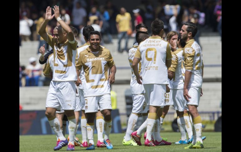 El triunfo catapulta a Pumas del lugar sexto al tercero con 18 unidades, mientras que Atlante se quedó en 15. MEXSPORT /