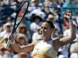 Flavia no estaba entre las favoritas para ganar y terminó llevandose el torneo. EFE /