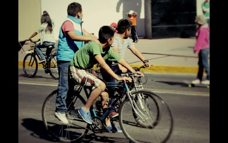 El Ayuntamiento de Guadalajara, invita a tapatíos y turistas a participar en la Vía RecreActiva.  /