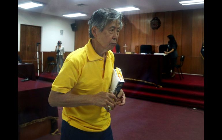 Fujimori cumple una condena de 25 años por violación de derechos humanos durante su gestión. ARCHIVO /