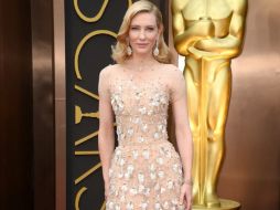 Blanchett recibió el galardón por su trabajo en la cinta 'Blue Jazmine'. ARCHIVO /