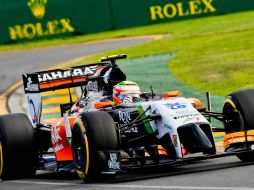 Sergio finalizó en la décima posición en su debut en la temporada 2014 de la F1. EFE /