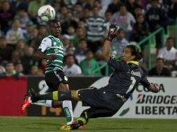 El Santos Laguna de México se clasificó a los  octavos de final de la Copa Libertadores de América 2014. AP /