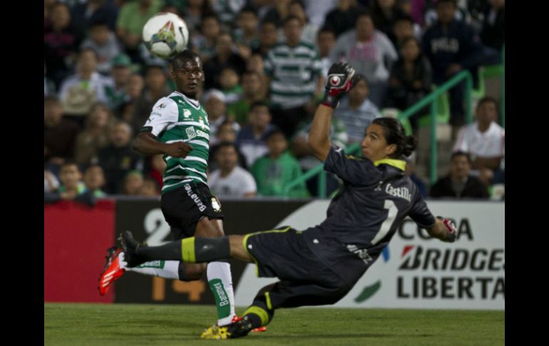 El Santos Laguna de México se clasificó a los  octavos de final de la Copa Libertadores de América 2014. AP /