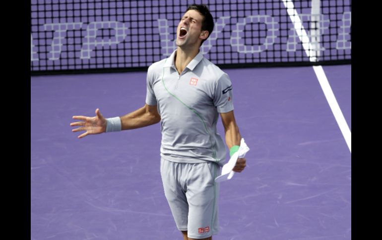 El serbio tuvo un gran certamen y logró derrotar a Nadal. AP /