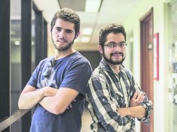 Equipo. Manuel Becerra y Enrique Enciso, líderes del proyecto de estudiantes del Tec.  /