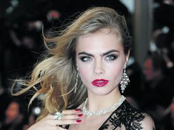 Cara  fue la estrella del desfile de Burberry de la Semana de la Moda de Londres 2014. EFE /