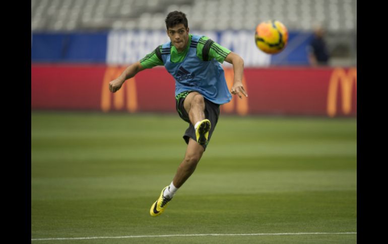 El jugador afirmó que deben de jugar en equipo para ganar el próximo partido ante Estados Unidos. MEXSPORT /