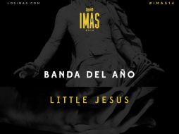 La banda del año, premiada con la 'Pluma de oro' fue Little Jesus. ESPECIAL /