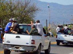 Según Cordero, en las autodefensas se infiltran personas ligadas a la delincuencia y al grupo de ''los templarios''. ARCHIVO /