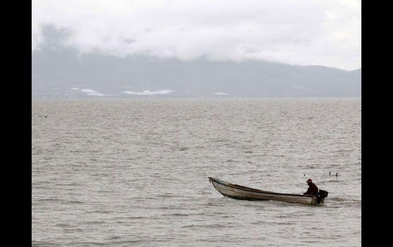 Actualmente el Lago de Chapala se encuentra a 40.9% de su capacidad, y la temporada de estiaje apenas comienza. ARCHIVO /