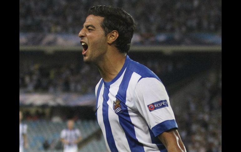 Carlos lleva 12 goles anotados en 30 juegos con el equipo de San Sebastián. ARCHIVO /