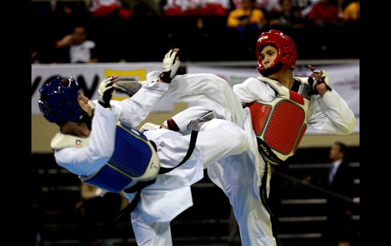 La selección mexicana de taekwando empezó bien su participación en República Dominicana. ESPECIAL /