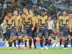 Tras perder ante el Santos, Pumas debe ganar para recuperar su lugar en la tabla. MEXSPORT /