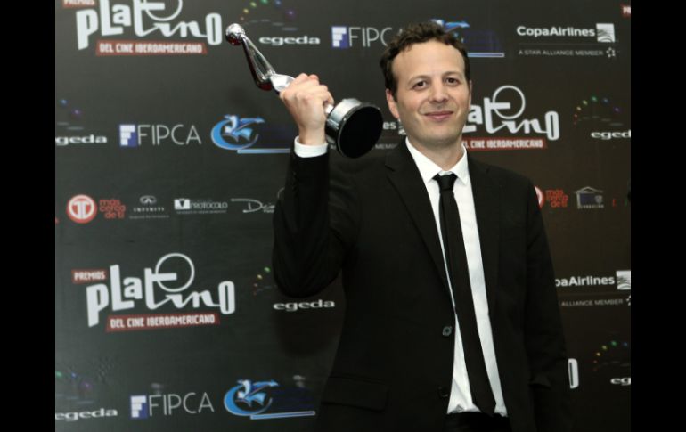 Amat fue reconocido en la entrega a lo mejor del Cine Iberoamericano. EFE /