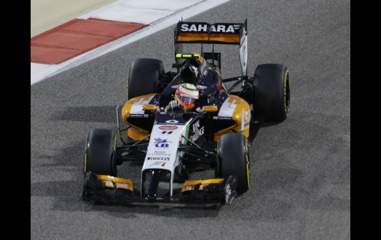 Pérez tuvo una gran carrera con su nueva escudería, Force India. AFP /