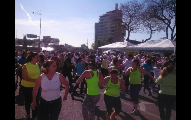 Este domingo se efectuó el cierre de actividades semanales del Día Mundial de la Actividad Física.  /