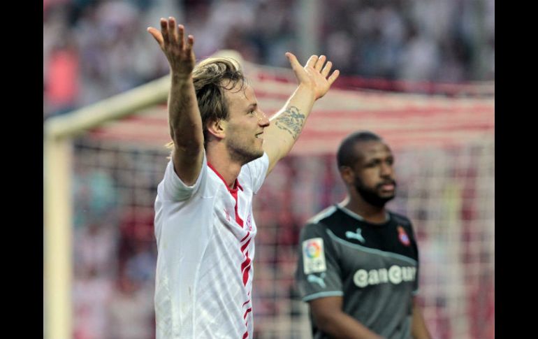 El equipo de Sevilla acaba con los catalanes. EFE /