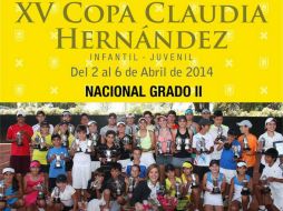 La Copa Claudia Hernández se quedó en casa. ESPECIAL /