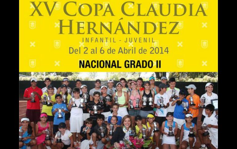 La Copa Claudia Hernández se quedó en casa. ESPECIAL /