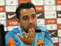 Xavi Hernández espera que el TAS termine por darle la razón al club. EFE /