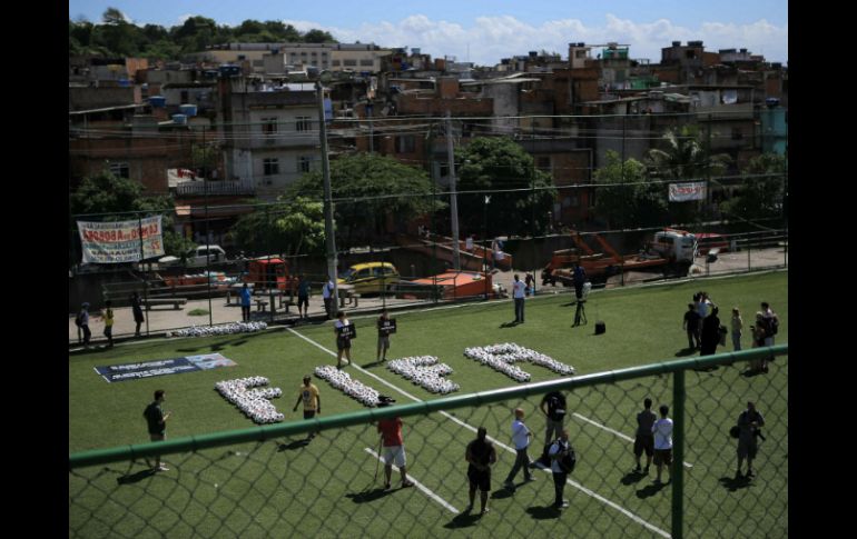 No sólo para los Olímpicos sino para el Mundial, las sedes han presentado muchos atrasos. EFE /