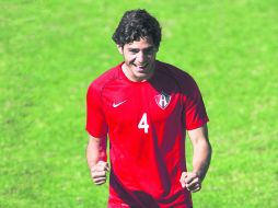 Zorros contentos. Antonio Briseño, canterano rojinegro, durante un entrenamiento. MEXSPORT /