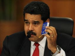 El presidente Maduro ofrece a los dirigentes opositores que escuchará de manera paciente y con respeto sus verdades. AP /