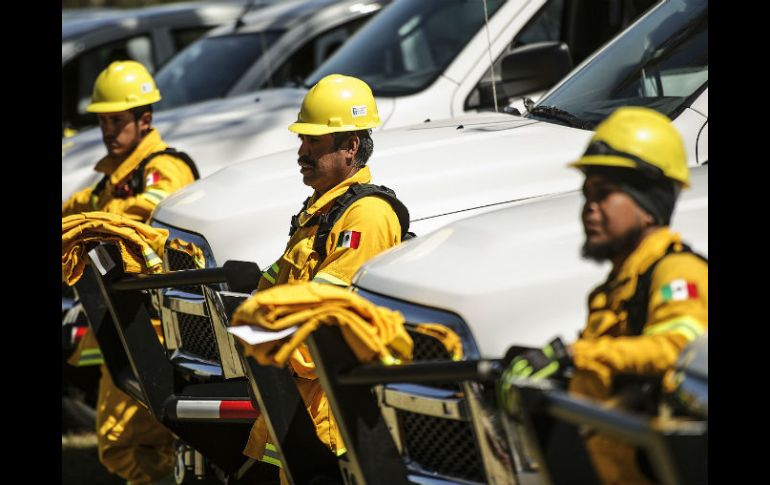 La directora dijo que Zapopan es el único municipio de la ZMG que tienen una fuerza de combate de incendios. ARCHIVO /