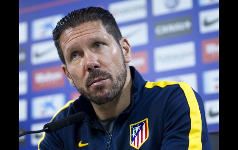 El ''Cholo'' declara que el Getafe ''tiene muchas necesidades'', pero le motivará jugar ante su equipo, el ''Atleti''. EFE /