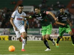 El gol de Monterrey cayó por un error de Muñoz Mustafá, pero el argentino lavó su culpa haciendo el del empate. MEXSPORT /